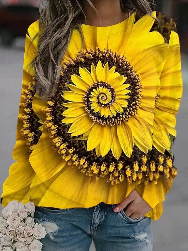 Floral Vibe Oversized Hoodie