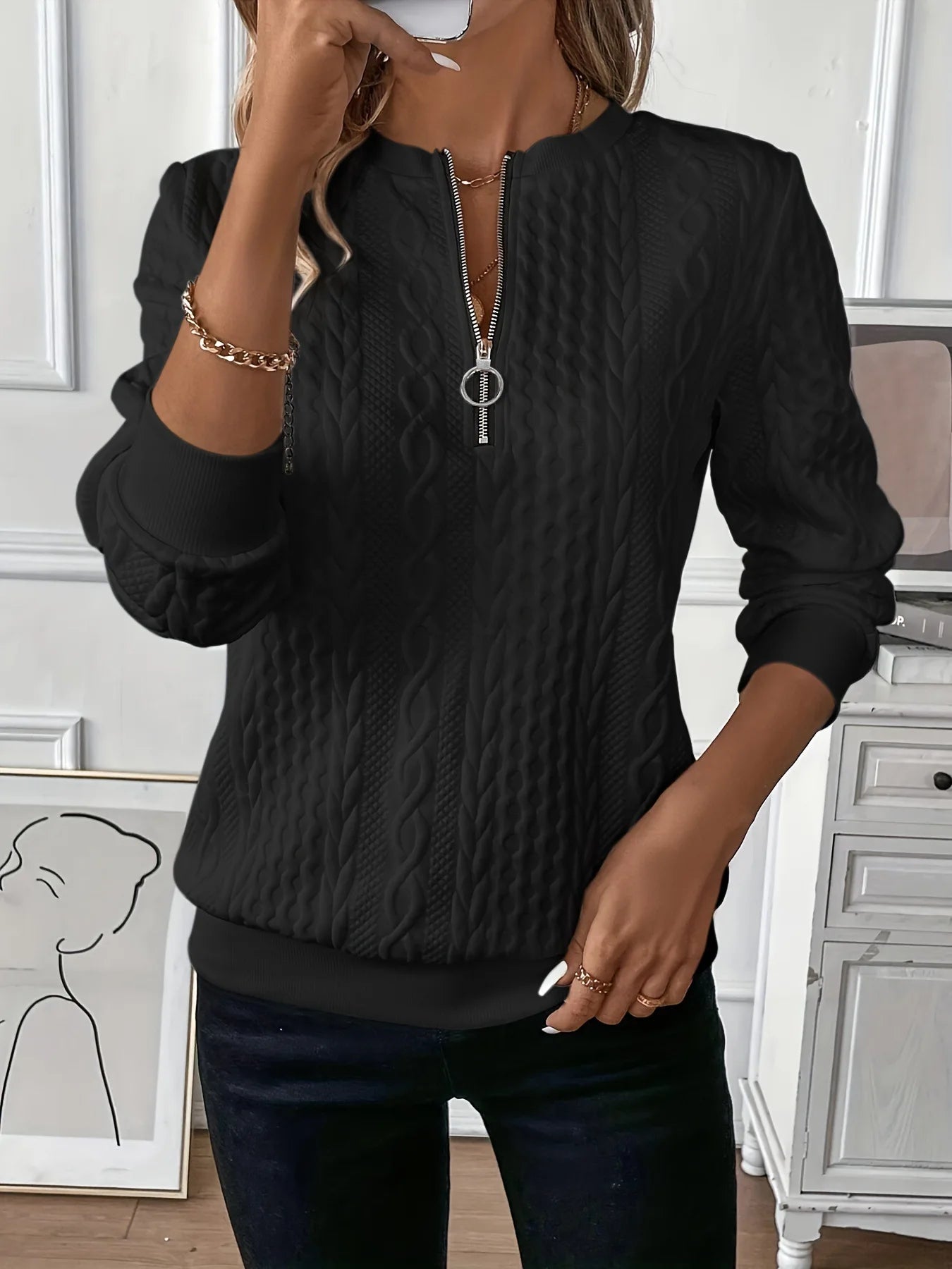 CloudFit Oversized V Pullover 2026