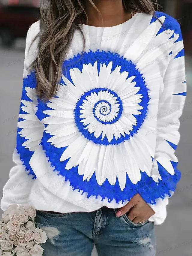 Floral Vibe Oversized Hoodie